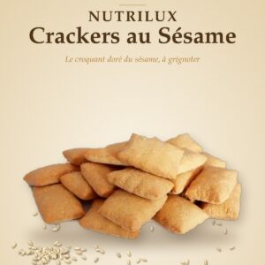 Crackers riche en protéine sans sucre adapté à la perte de poids, sportif et stabilisation