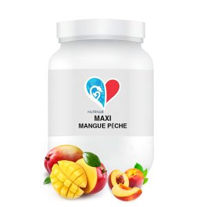 NUTRILUX MAXI MANGUE PÊCHE - shaker protéine, fruité