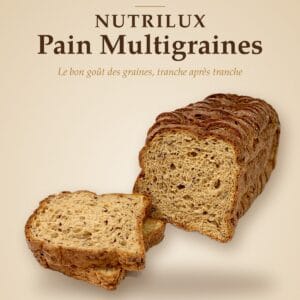 Pain Multigraines NUTRILUX pauvre en sucre et riche en protéines