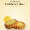 Tartelette au citron NUTRILUX Santé avec ganache citronnée et croûte croustillante