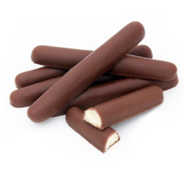 Biscuit croustillant enrobé de chocolat