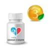 NUTRILUX Omega 3 Vegan Complément alimentaire vegan à base d'huile de microalgues Schizochytrium sp, source concentrée de DHA. Boîte de 30 gélules. Soutient la fonction cérébrale, la vision et la santé cardiaque.