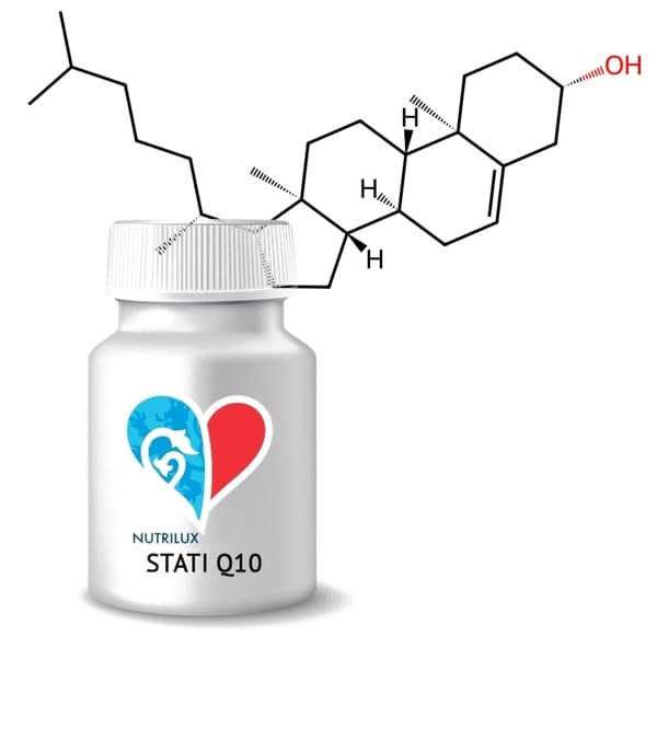 NUTRILUX STATI Q10 NUTRILUX STATI Q10, complément alimentaire associant levure de riz rouge titrée, coenzyme Q10 et vitamine E pour soutenir la santé cardiovasculaire dans le
