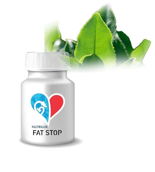 NUTRILUX FAT-STOP NUTRILUX FAT-STOP, complément alimentaire à base de thé vert, guarana, café vert, paprika et chrome. Le thé vert contribue à réduire les corps gras, tandis que