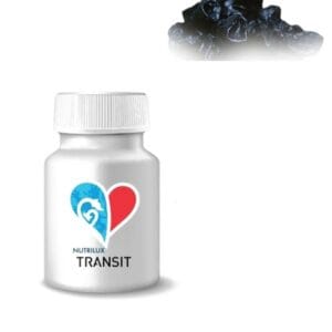 NUTRILUX Transit, complément alimentaire à base de plantes, de nutriments et de substances à but nutritionnel ou physiologique, conçu pour soutenir le confort