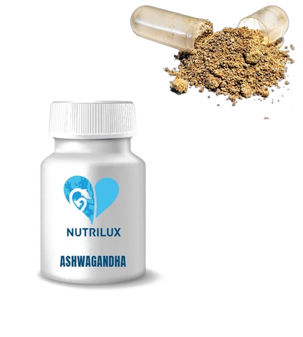 NUTRILUX Ashwagandha NUTRILUX Ashwagandha, un complément alimentaire 100 % naturel et végétal à base d’extrait de racines d’ashwagandha standardisé en withanolides. Cette plante