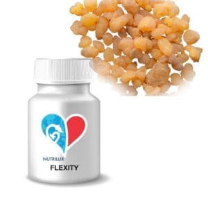 NUTRILUX FLEXITY, complément alimentaire à base d’Harpagophytum, Boswellia et Curcuma, formulé pour soutenir la santé et la flexibilité des articulations