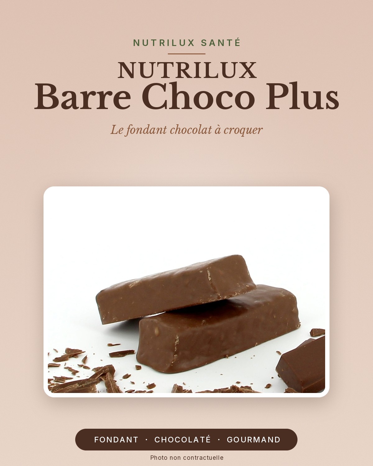 NUTRILUX BARRE CHOCO PLUS BARRE CHOCO PLUS