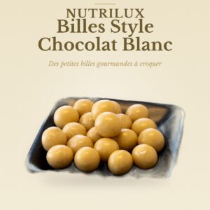 BILLES Style Chocolat Blanc