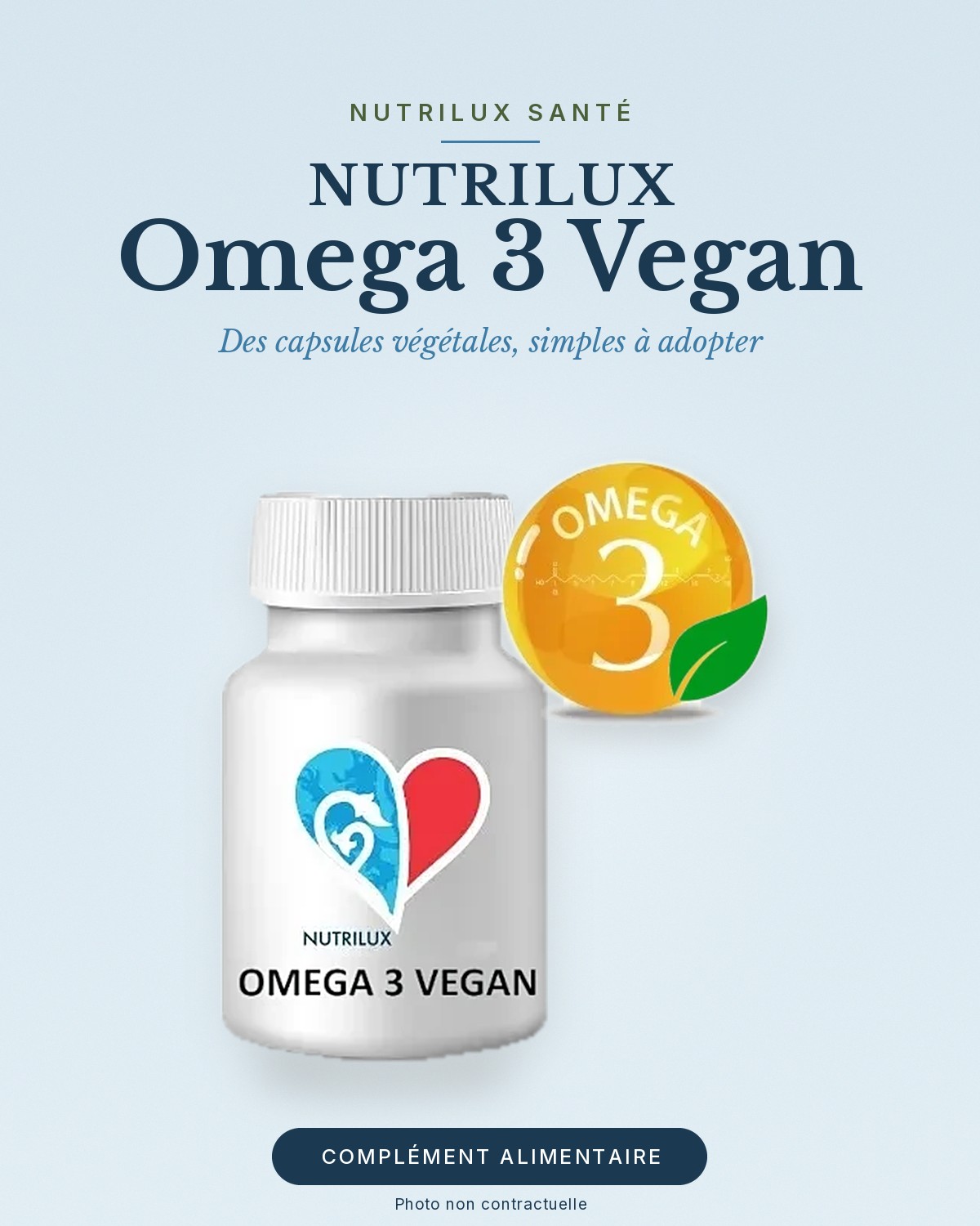 NUTRILUX OMEGA 3 VEGAN NUTRILUX OMEGA 3 VEGAN