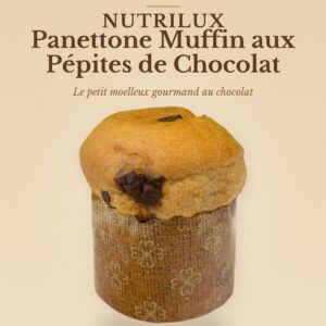 PANETTONE MUFFIN AUX PÉPITES DE CHOCOLAT